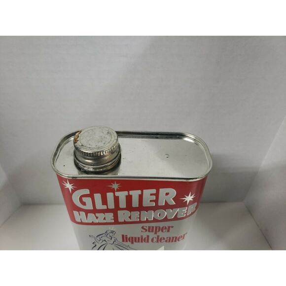 Vintage glitter haze remover handy oiler tin can advertising display empty nos - Picture 2 of 6